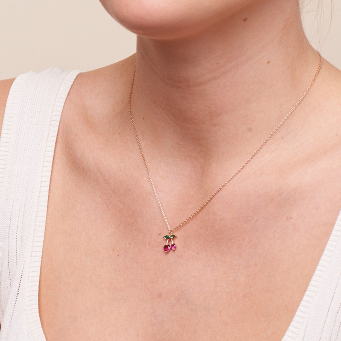 Sweet Cherry Necklace
