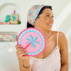 Fiesta design twist fans with matching pouches—compact, portable fans that fold to fit in your purse.
