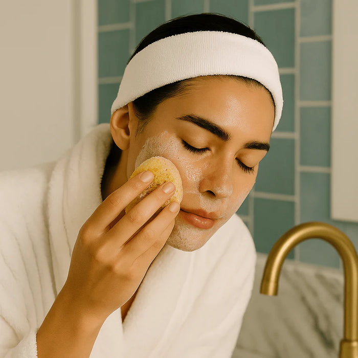 Sea sponge facial cleansing natural Mediterranean sponge