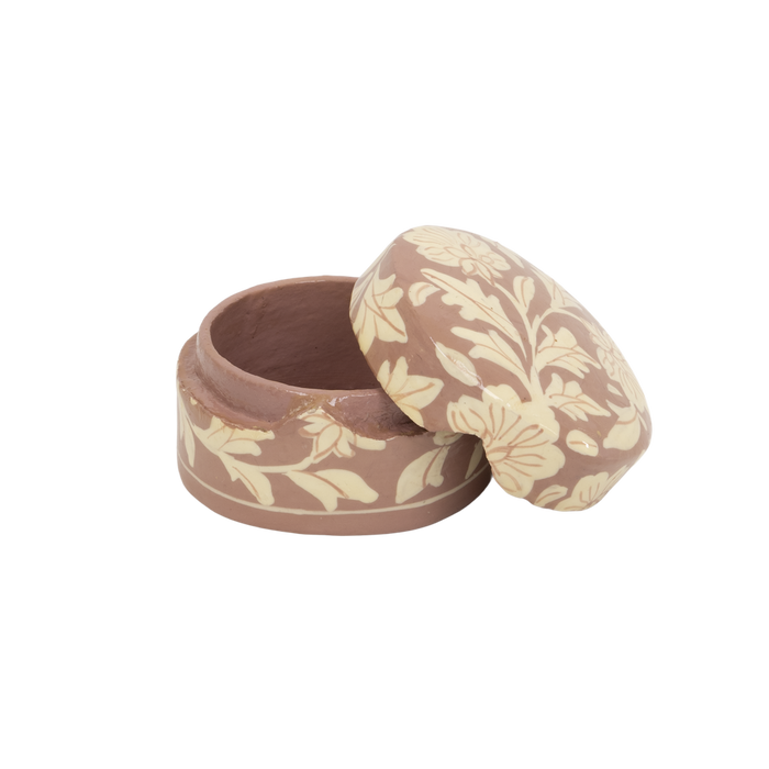 Floral Lilac Print Box