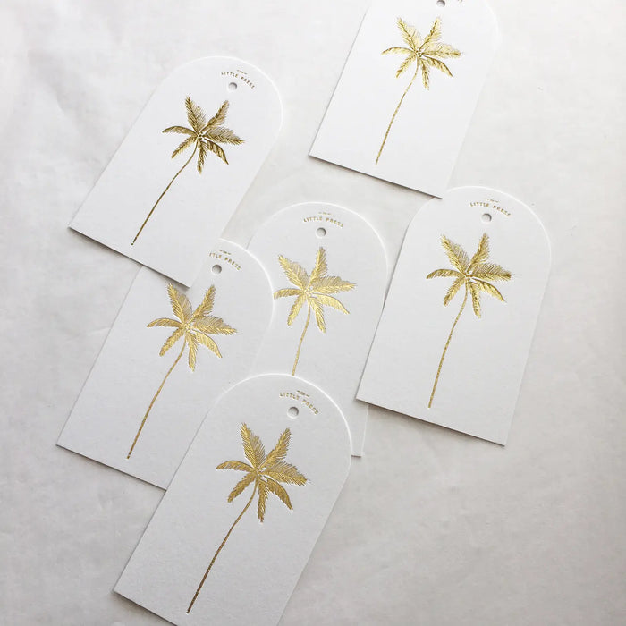 Palm Tree Gift Tags - Set of 6