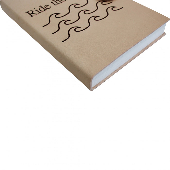 Ride The Wave Leather Notebook