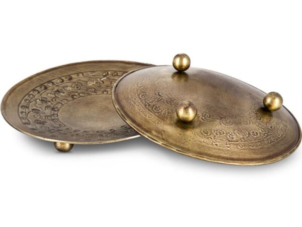 Antique Gold Footed Bowl - Single item