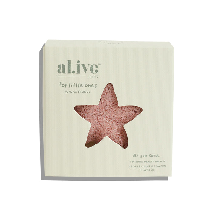 al.ive Baby Konjac Sponge - Pink