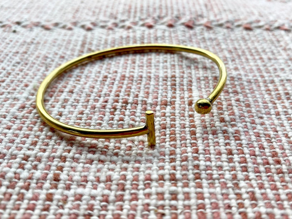 Brass Bullet Bangle