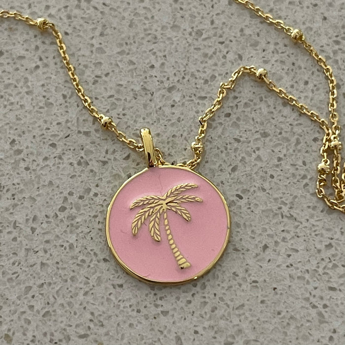 Pink Baby Costa Rica Pendant + Necklace