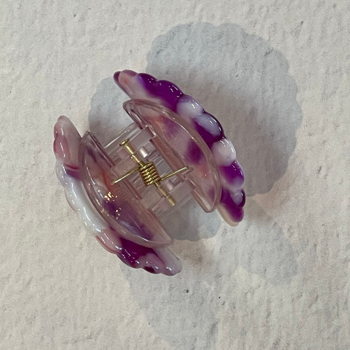 Purple Shell Hair Clip