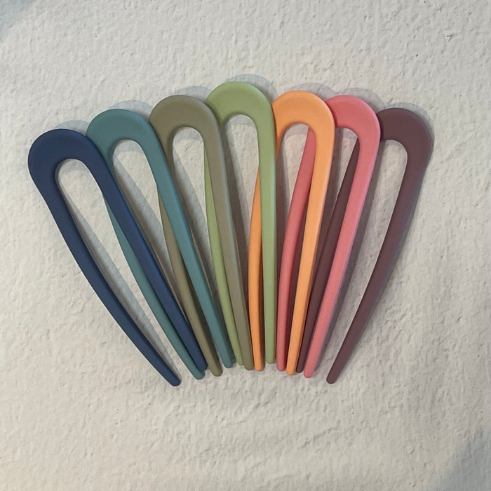 U-Shaped Hair Pins - Various Colours