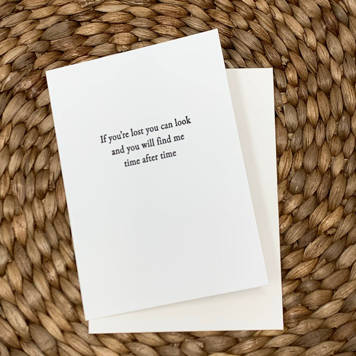 Time After Time Card