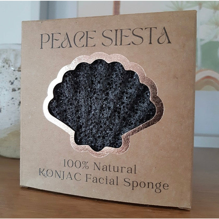 Konjac Facial Sponge - Charcoal