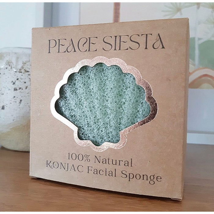 Konjac Facial Sponge - Green Tea