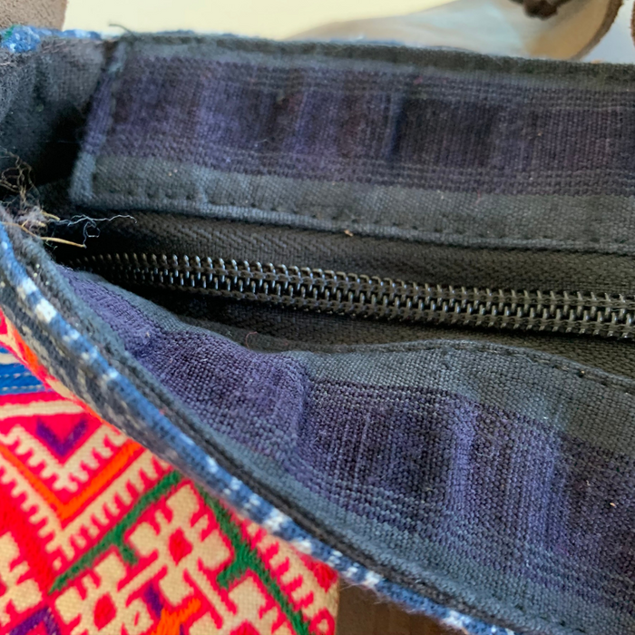 Blue Stripe Bohemian Rhapsody Shoulder Bag