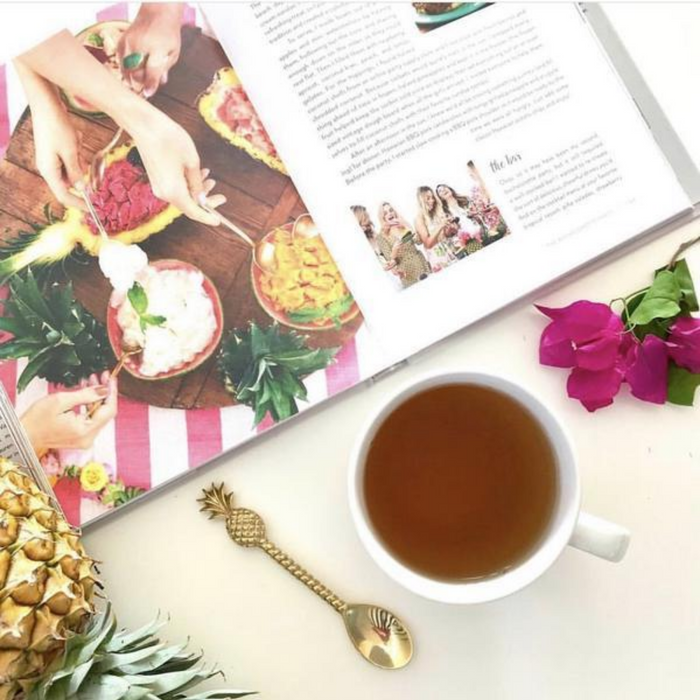 Pineapple Brass Teaspoon