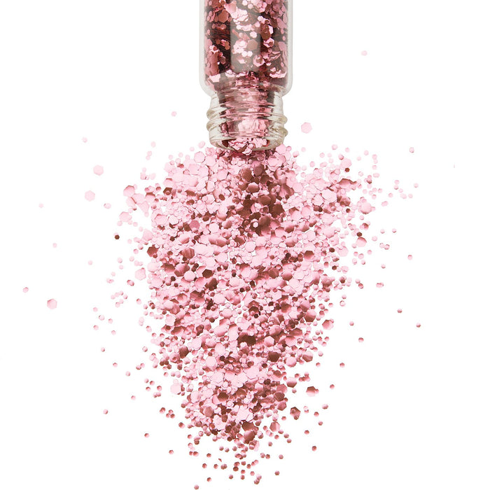 Rose Pink Biodegradable Glitter 10ml
