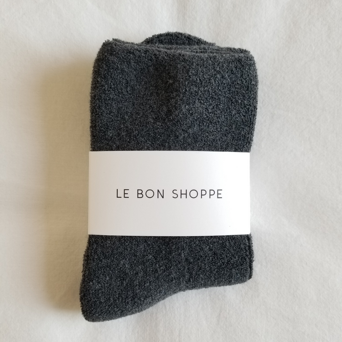 Le Bon Cloud Socks - Charcoal