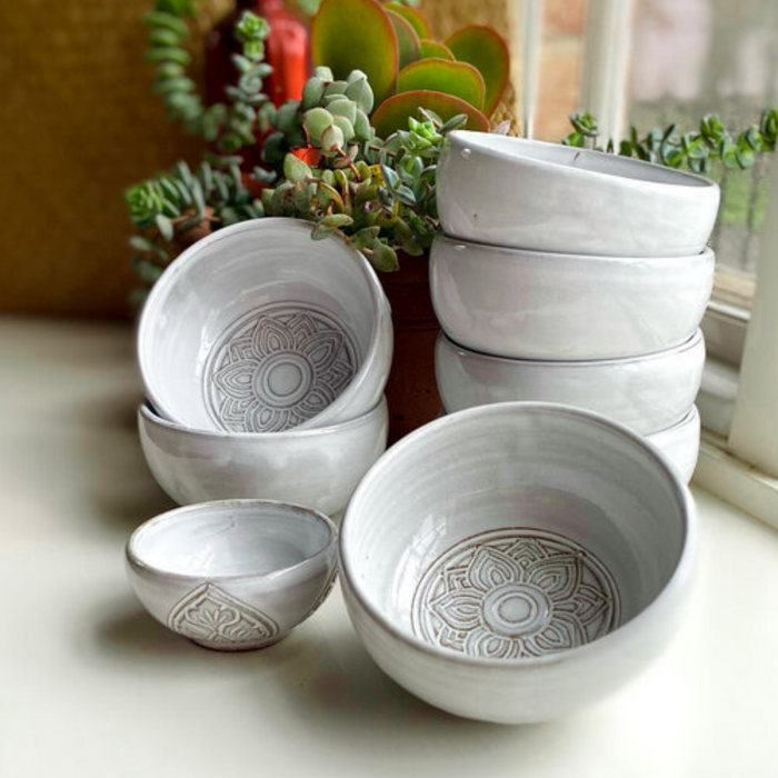 Lotus Ceramic Bowl - Medium