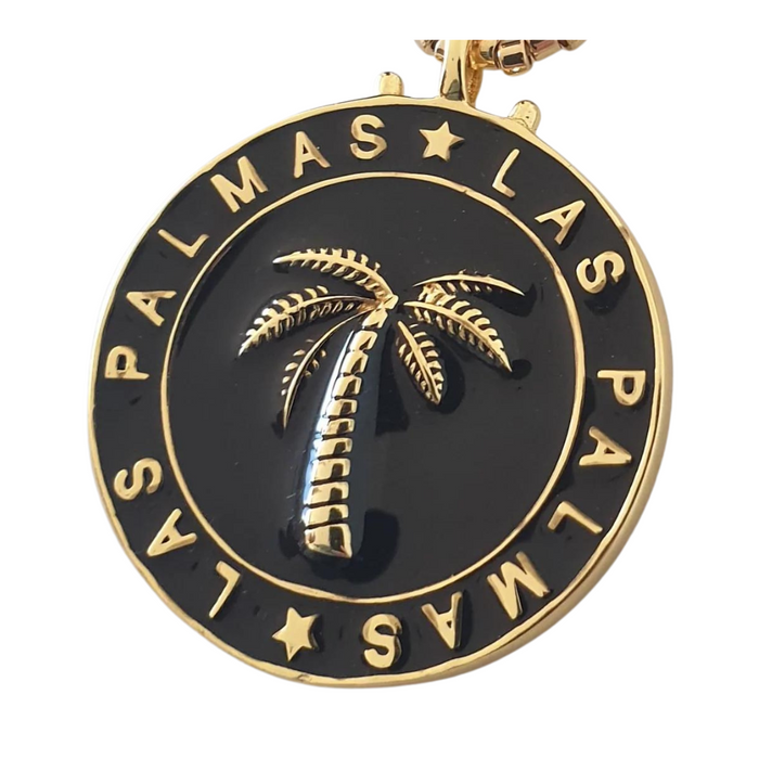 The Las Palmas Black Pendant + Necklace