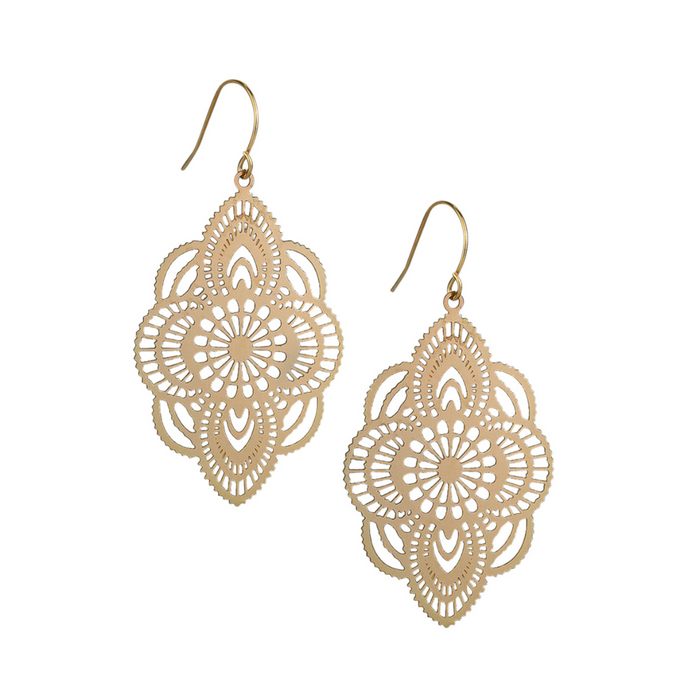 Gold Jaipur Earrings