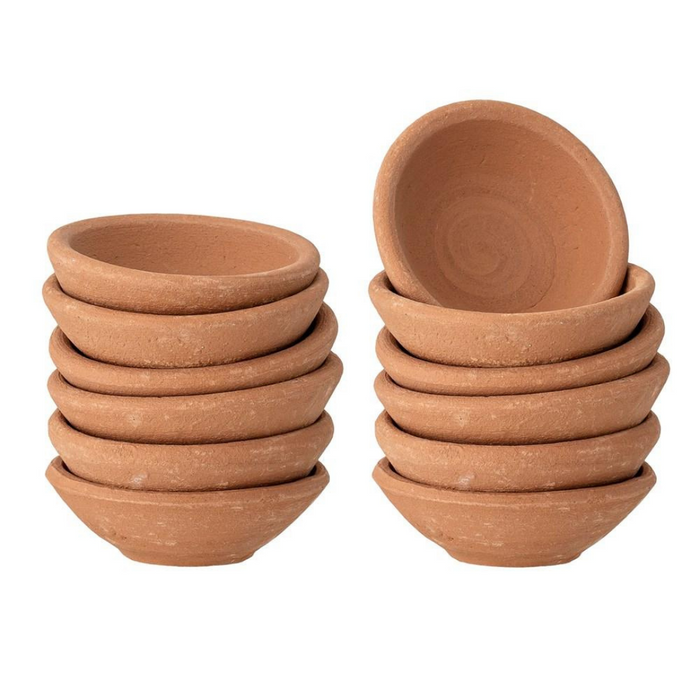 Terracotta Bowls - Set of 12