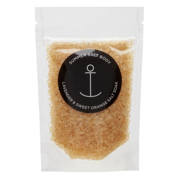 Lavender + Sweet Orange Mini Salt Soak - 70g