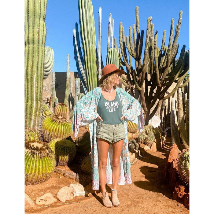 Dreamweaver Kimono - Wildflower Topaz