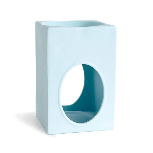 Rectangle Soft Blue Oil Burner