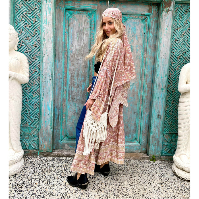 Dreamweaver Kimono - Jaipur Pink